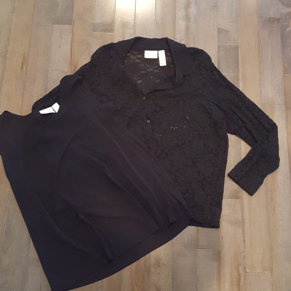 Liz Claiborne Woman Blouse and Shell 2X